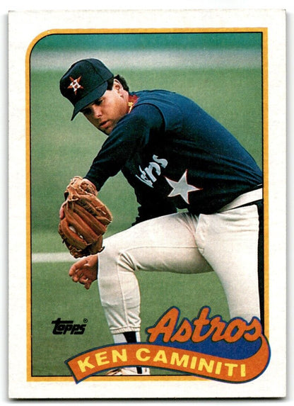 1989 Topps Ken Caminiti Houston Astros #369