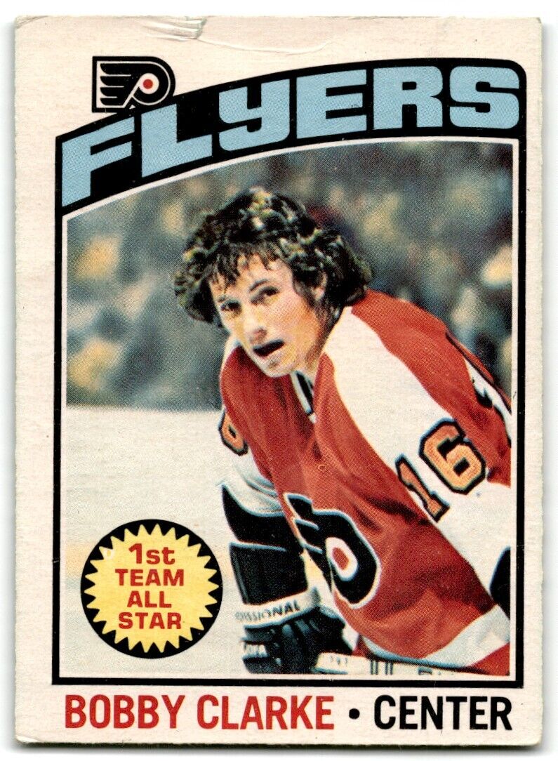 1976-77 O-Pee-Chee Bobby Clarke Philadelphia Flyers #70