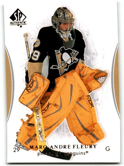 2007-08 SP Authentic Marc-Andre Fleury Pittsburgh Penguins #36