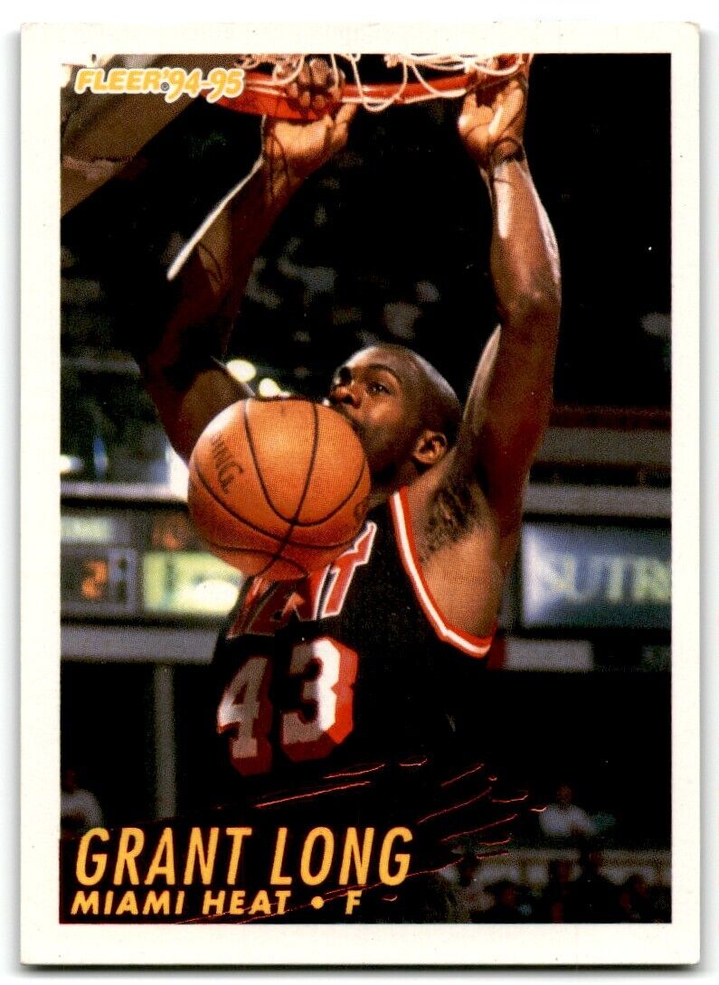 1994-95 Fleer Grant Long Miami Heat #116