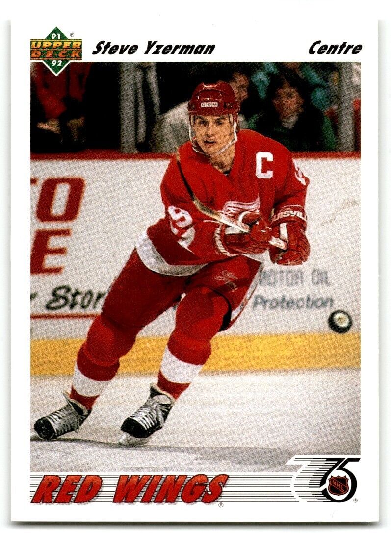 1991-92 Upper Deck French Steve Yzerman Detroit Red Wings #146