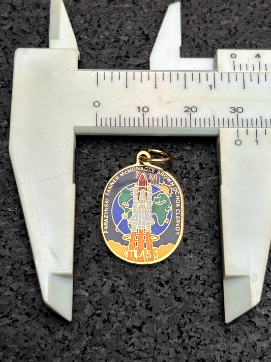 NASA Space Shuttle STS-66 Necklace PENDANT CHARM