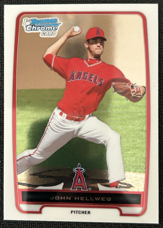 2012 Bowman Chrome Prospects John Hellweg Los Angeles Angels #BCP218