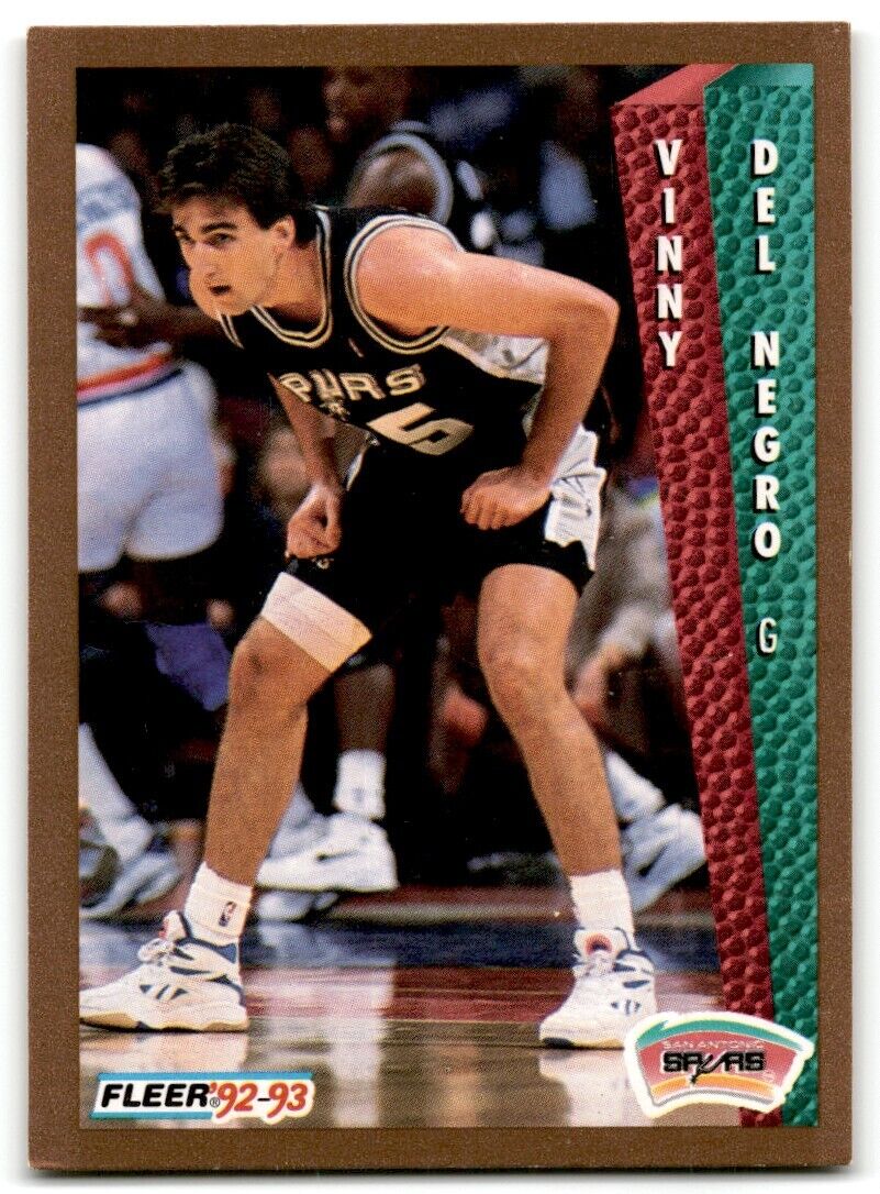 1992-93 Fleer Vinny Del Negro San Antonio Spurs #426