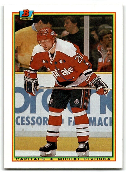 1990-91 Bowman Michal Pivonka Rookie Washington Capitals #68