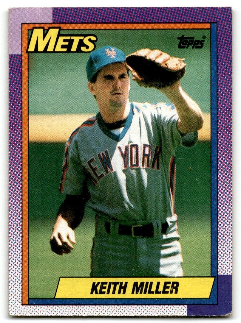 1990 Topps Keith Miller New York Mets #58