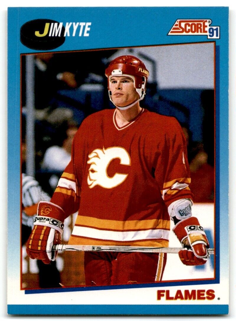 1991-92 Score Canadian Jim Kyte Calgary Flames #547