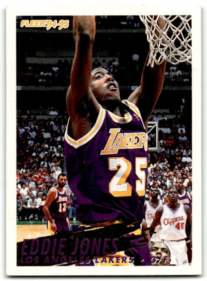 1994-95 Fleer Eddie Jones Rookie Los Angeles Lakers #308