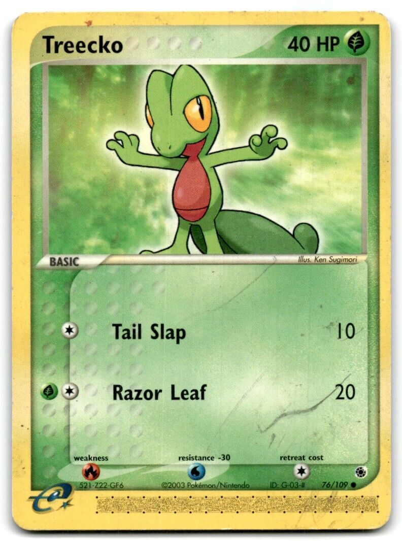 2003 EX - Ruby & Sapphire Treecko Basic/Common #76