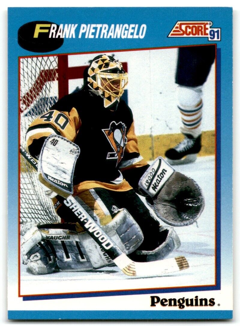 1991-92 Score Canadian Bilingual Frank Pietrangelo Pittsburgh Penguins #425