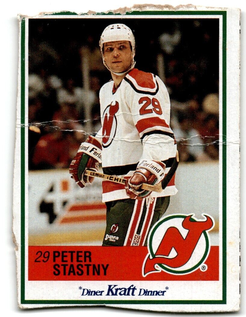 1990-91 Kraft Peter Stastny New Jersey Devils #54