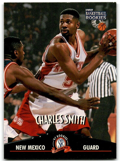 1997-98 Score Board Rookies Charles Smith New Mexico Lobos #56