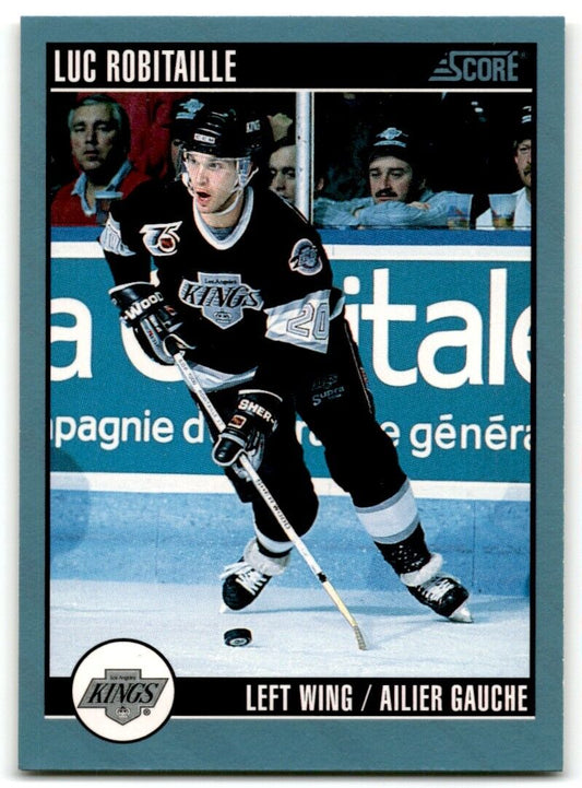 1992-93 Score Luc Robitaille Los Angeles Kings #290