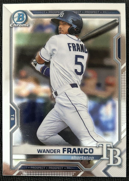 2021 Bowman Chrome Prospects Wander Franco Tampa Bay Rays #BCP-57