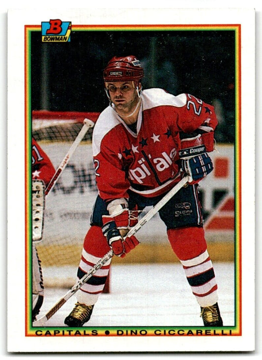 1990-91 Bowman Dino Ciccarelli Washington Capitals #69