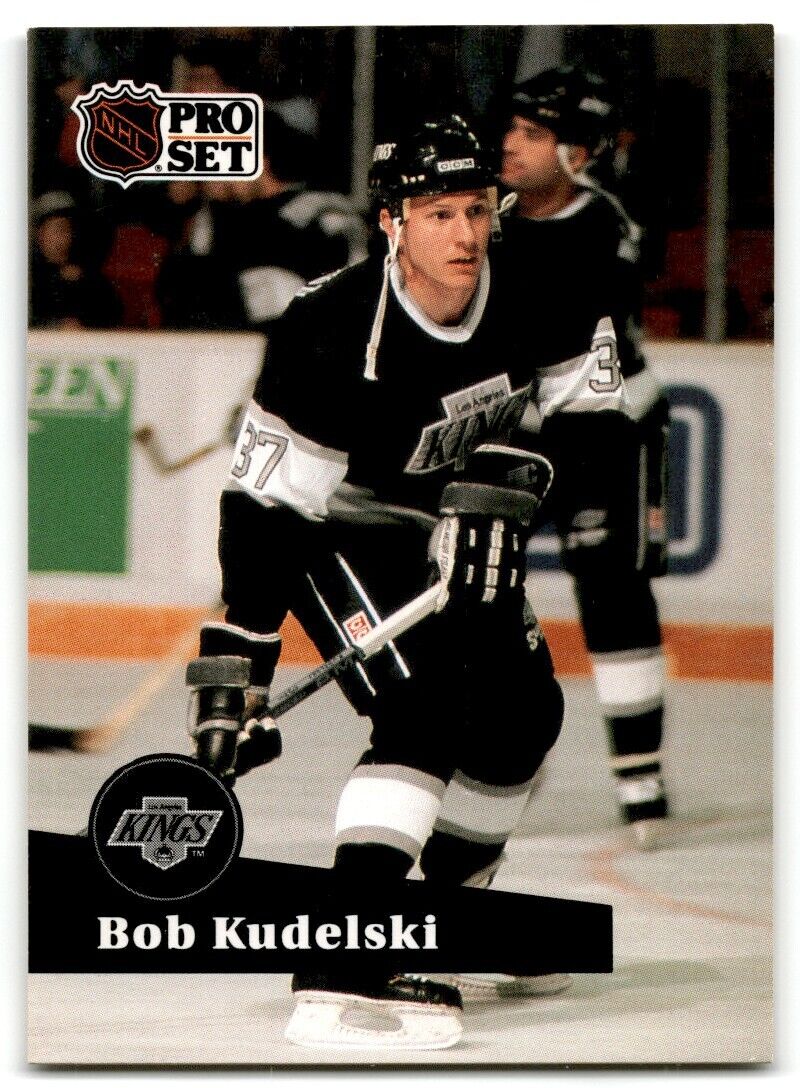 1991-92 Pro Set French Bob Kudelski Los Angeles Kings #99