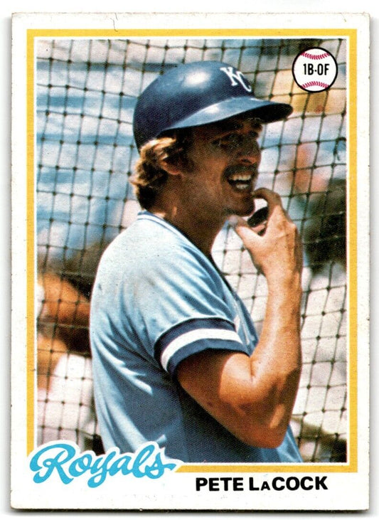 1978 Topps Pete LaCock Kansas City Royals #157