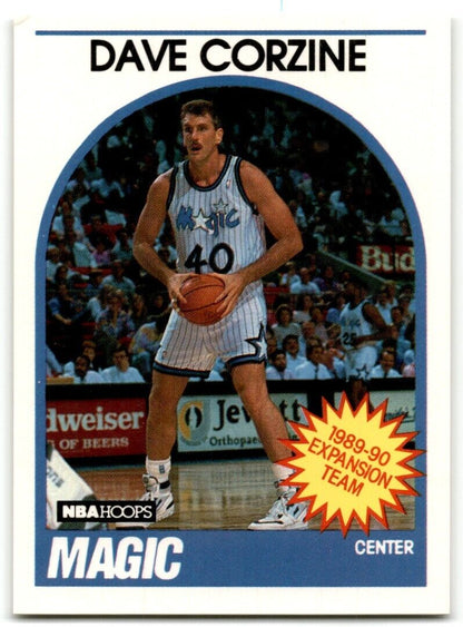 1989-90 Hoops Dave Corzine Orlando Magic #343