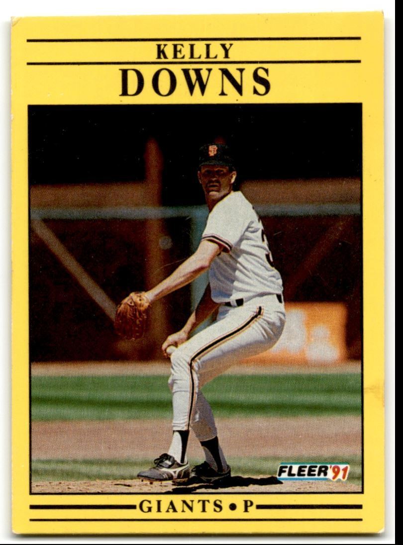 1991 Fleer Kelly Downs San Francisco Giants #261