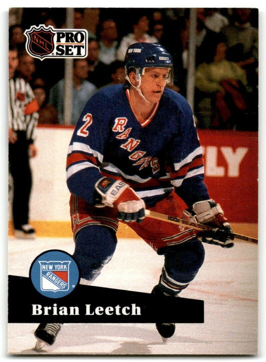 1991-92 Pro Set Brian Leetch New York Rangers #159