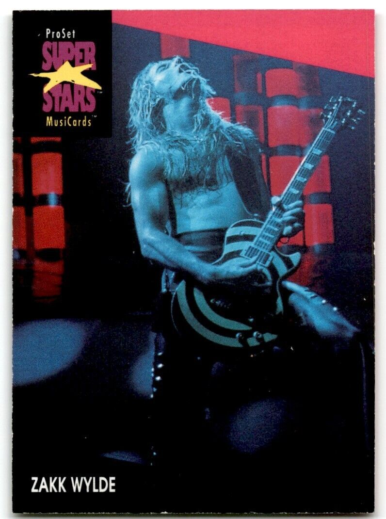 1991-92 ProSet Super Stars MusiCard Zakk Wylde #246