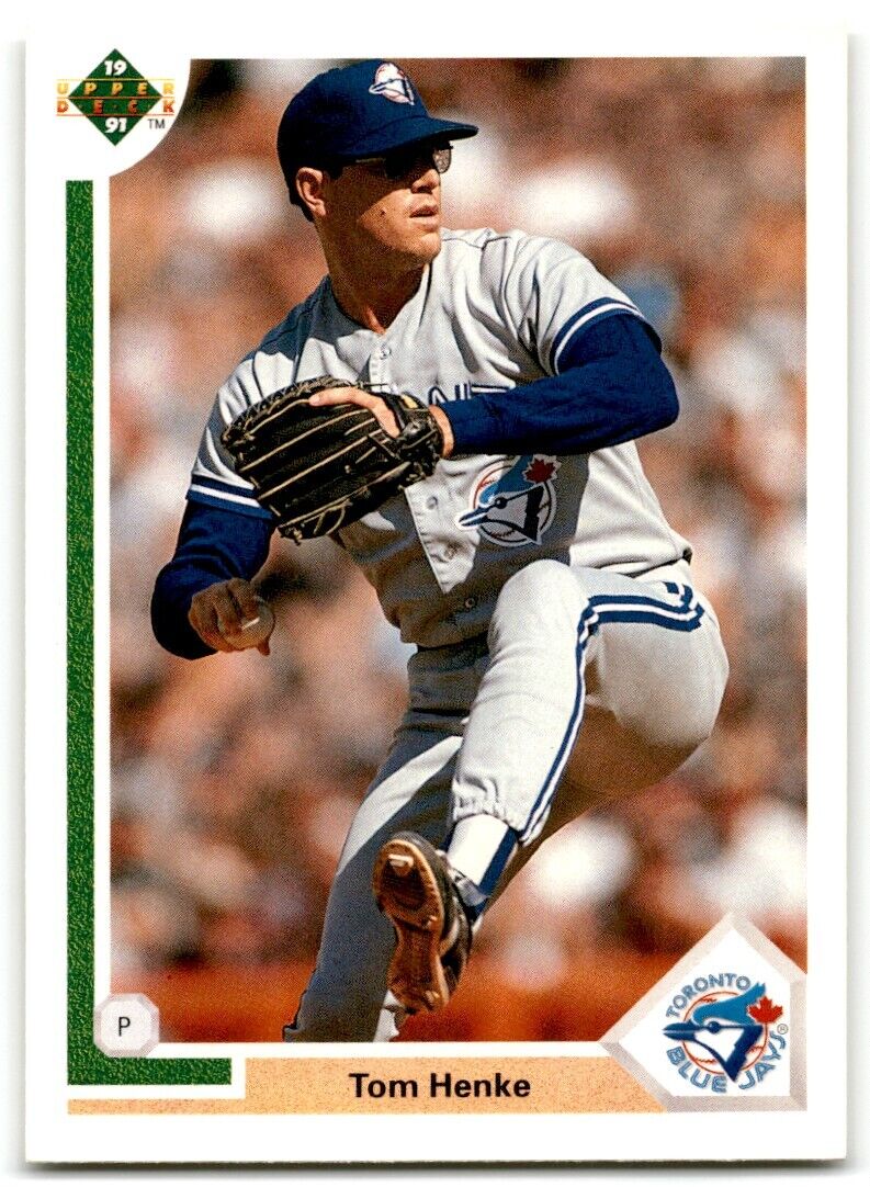 1991 Upper Deck Tom Henke Toronto Blue Jays #264