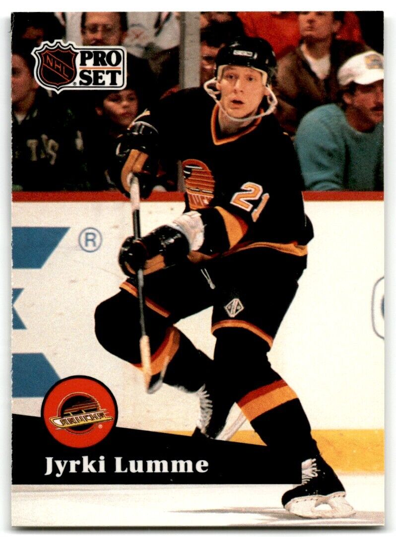 1991-92 Pro Set Jyrki Lumme Vancouver Canucks #240