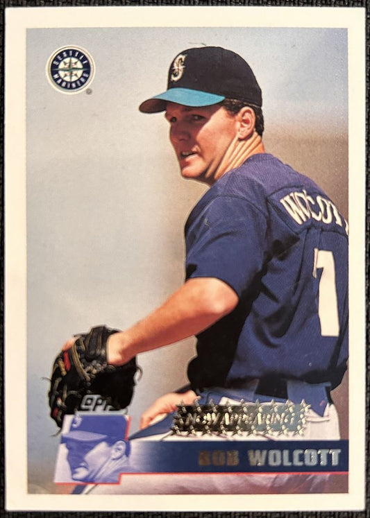 1996 Topps Bob Wolcott Seattle Mariners #353