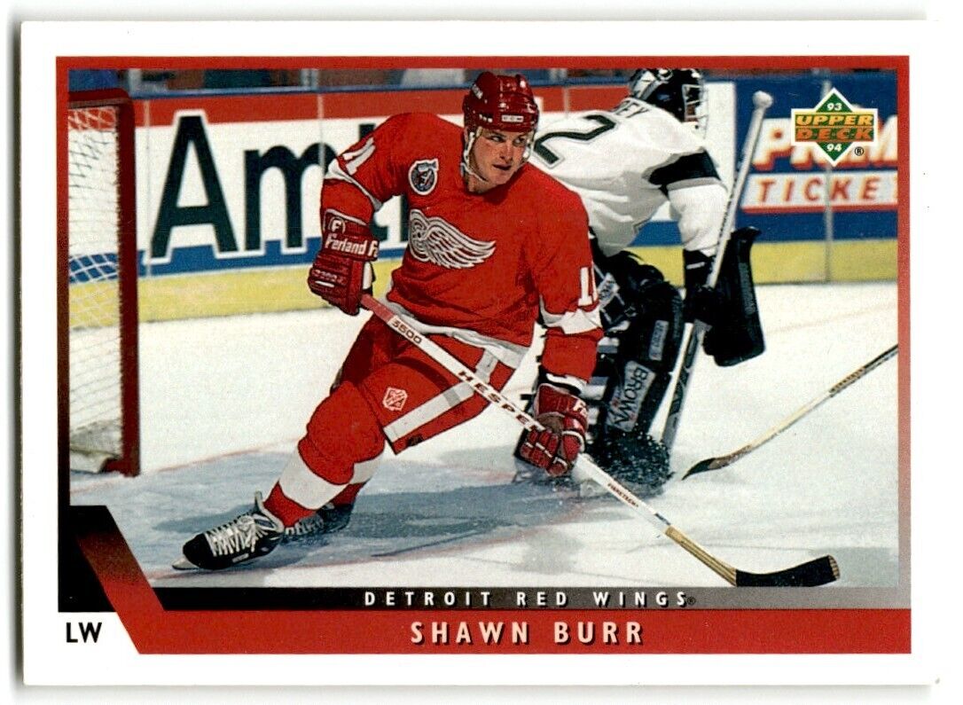 1993-94 Upper Deck Shawn Burr Detroit Red Wings #91