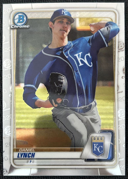 2020 Bowman Chrome Prospects Daniel Lynch Kansas City Royals #BCP-84