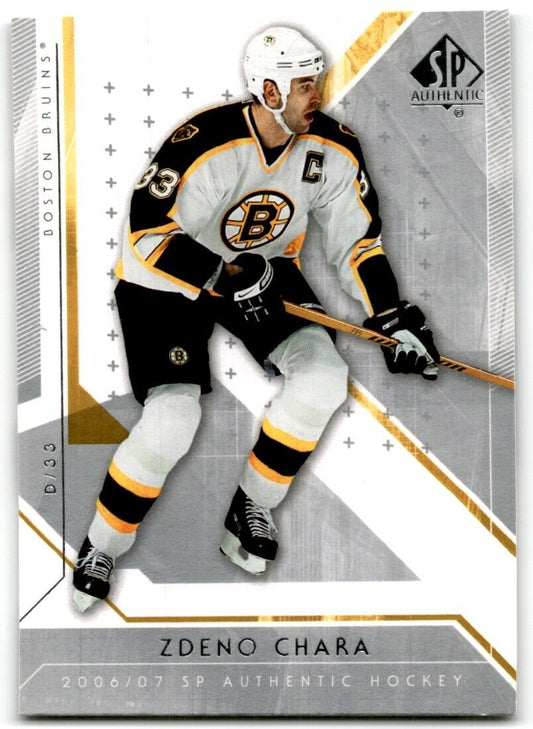 2006-07 SP Authentic Zdeno Chara Boston Bruins #94