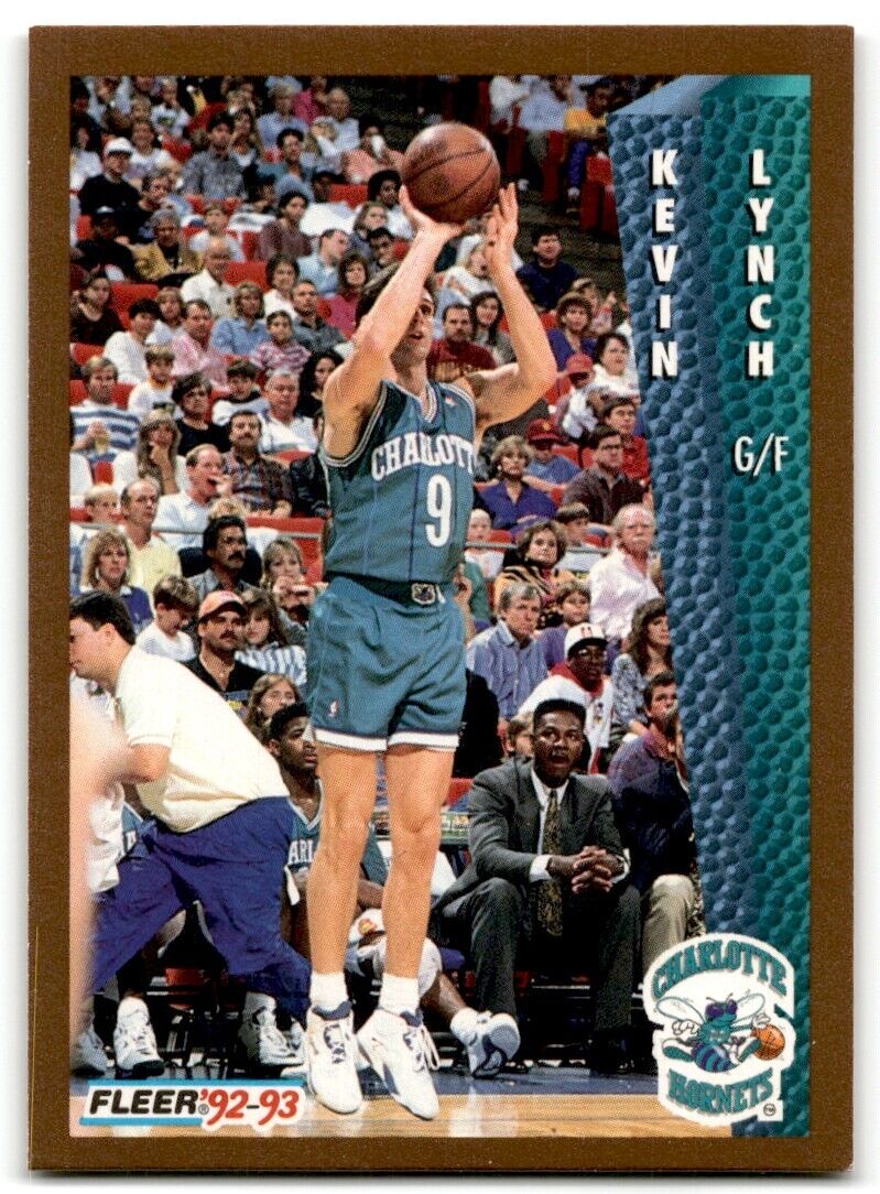 1992-93 Fleer Kevin Lynch Charlotte Hornets #310