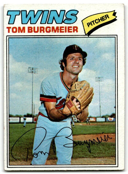 1977 Topps Tom Burgmeier Minnesota Twins #398