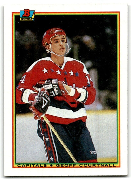 1990-91 Bowman Geoff Courtnall Washington Capitals #73