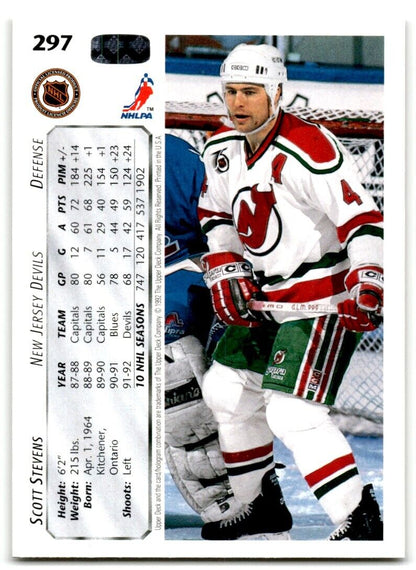 1992-93 Upper Deck Scott Stevens New Jersey Devils #297