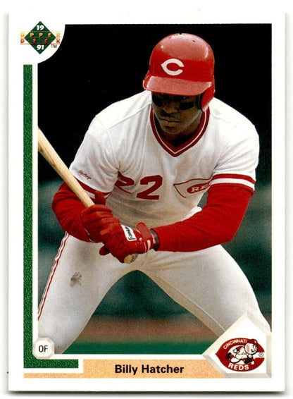 1991 Upper Deck Billy Hatcher Cincinnati Reds #114