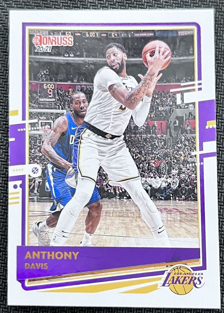 2020-21 Donruss Anthony Davis Los Angeles Lakers #168