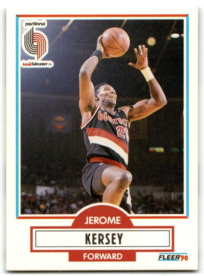 1990-91 Fleer Jerome Kersey Portland Trail Blazers #157