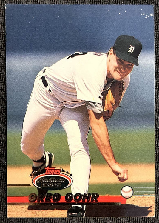 1993 Topps Stadium Club Greg Gohr Detroit Tigers #685