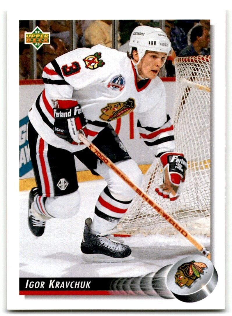 1992-93 Upper Deck Igor Kravchuk Chicago Blackhawks #239