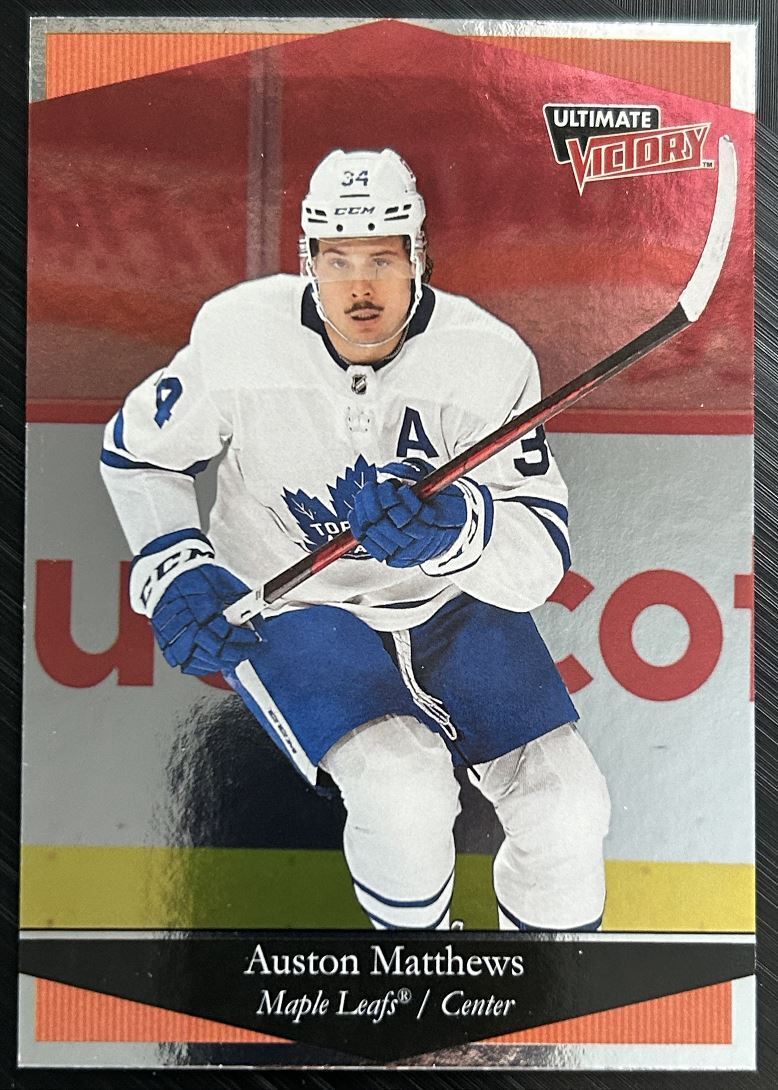 2020-21 Upper Deck Ultimate Victory Auston Matthews Toronto Maple Leafs #UV-1