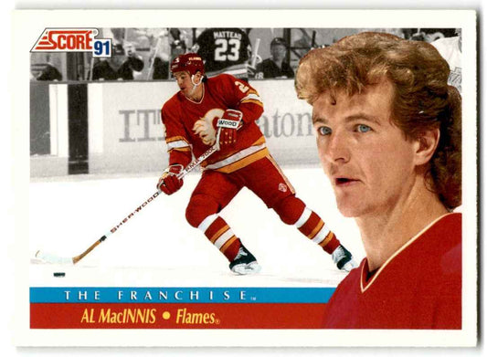 1991-92 Score American Al MacInnis Calgary Flames #417