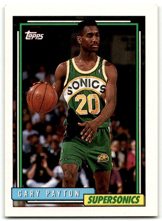 1992-93 Topps Gary Payton Seattle SuperSonics #184