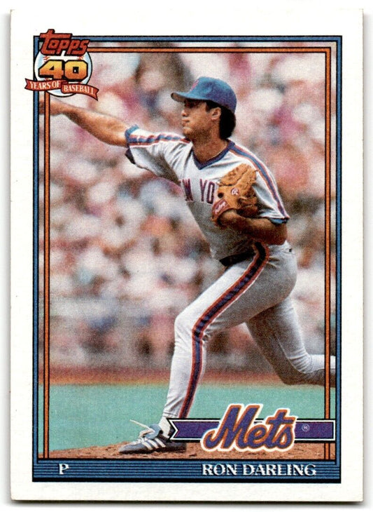 1991 Topps Ron Darling New York Mets #735