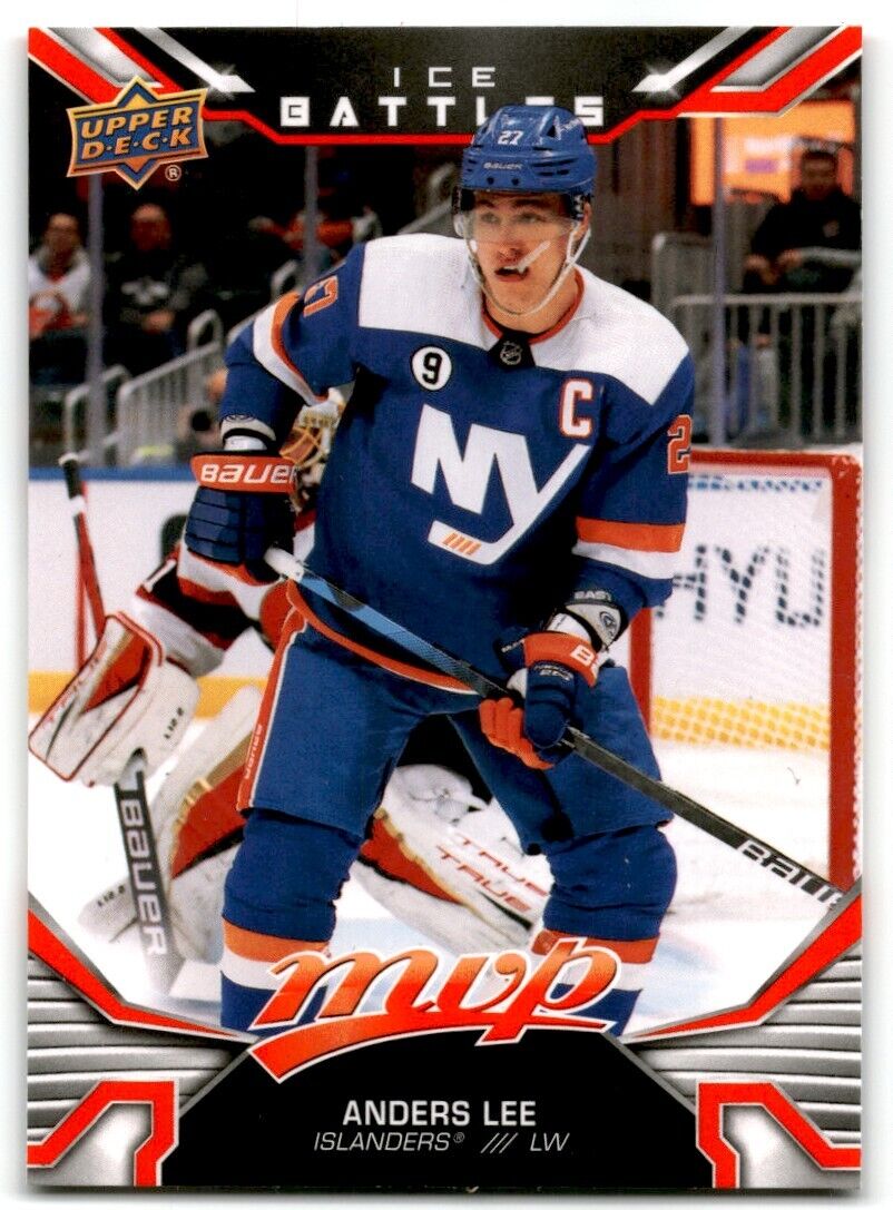 2022-23 Upper Deck MVP Ice Battles Anders Lee New York Islanders #92