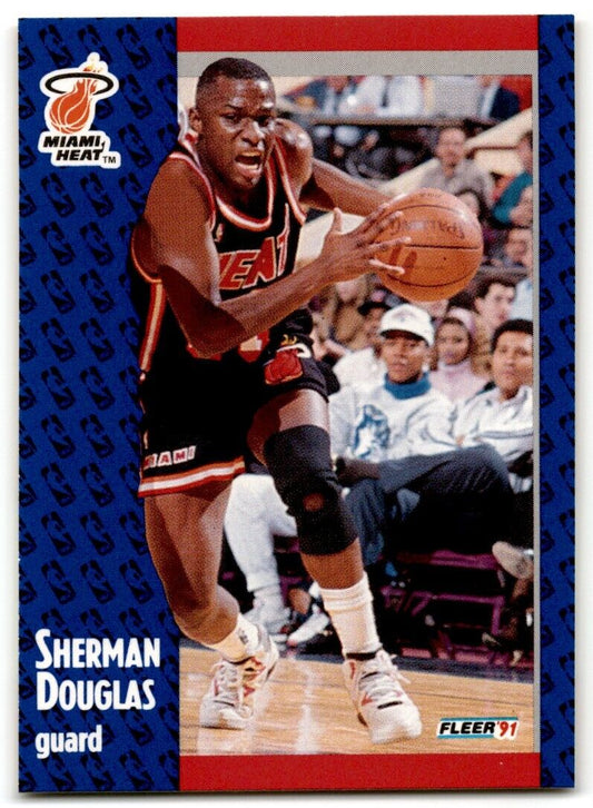 1991-92 Fleer Sherman Douglas Miami Heat #107