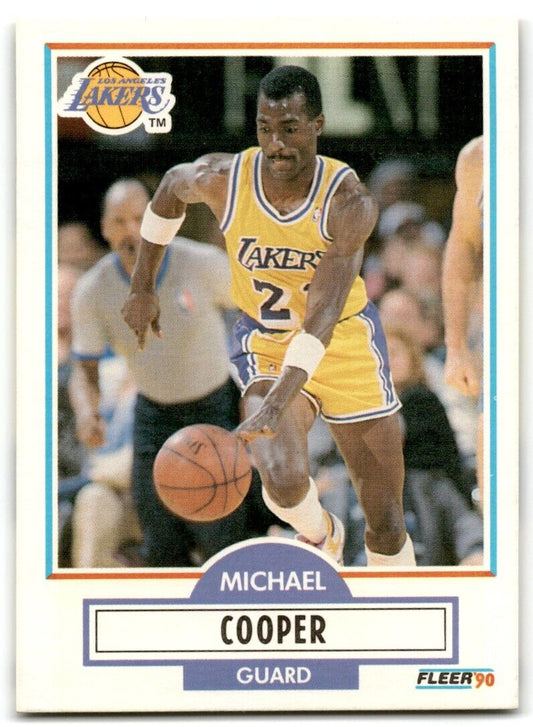 1990-91 Fleer Michael Cooper Los Angeles Lakers #90