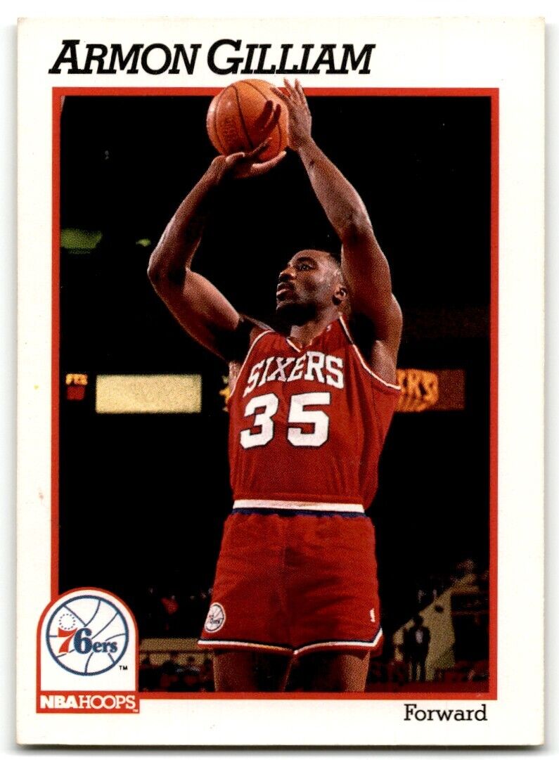 1992-93 Hoops Armon Gilliam Philadelphia 76ers #74