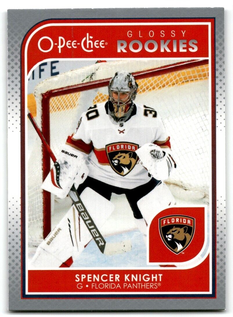 2021-22 Upper Deck O-Pee-Chee Glossy Rookies Spencer Knight Rookie Florida