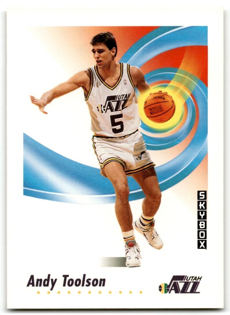 1991-92 SkyBox Andy Toolson Rookie Utah Jazz #286